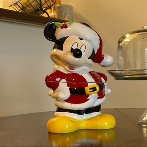 Mickey Mouse Santa Cookie Jar